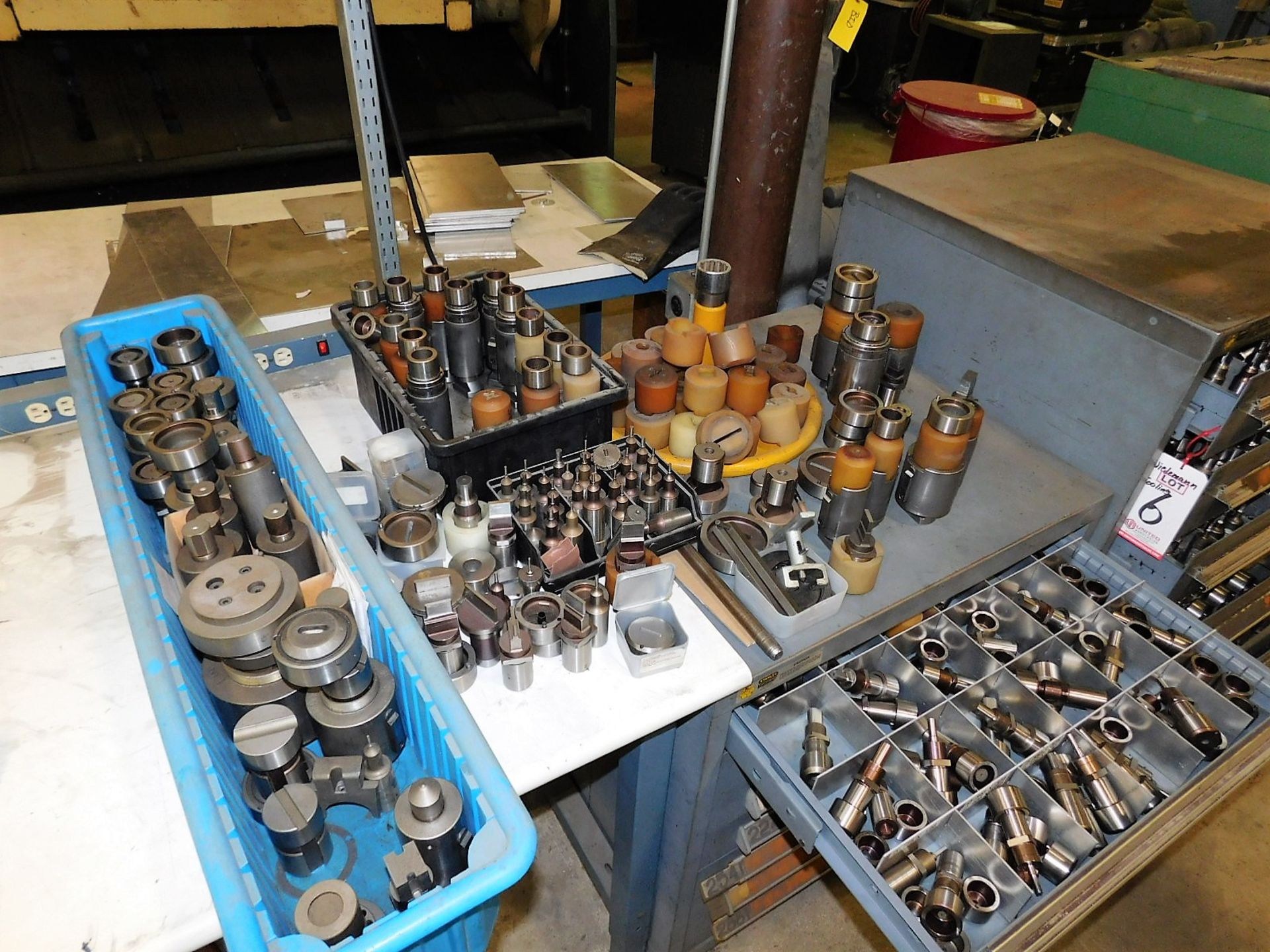 LOT - (2) CABINETS W/ CONTENTS INSIDE & ON TOP OF TOOLING FOR THE WIEDEMANN CENTRUM C-1000 - Image 2 of 2