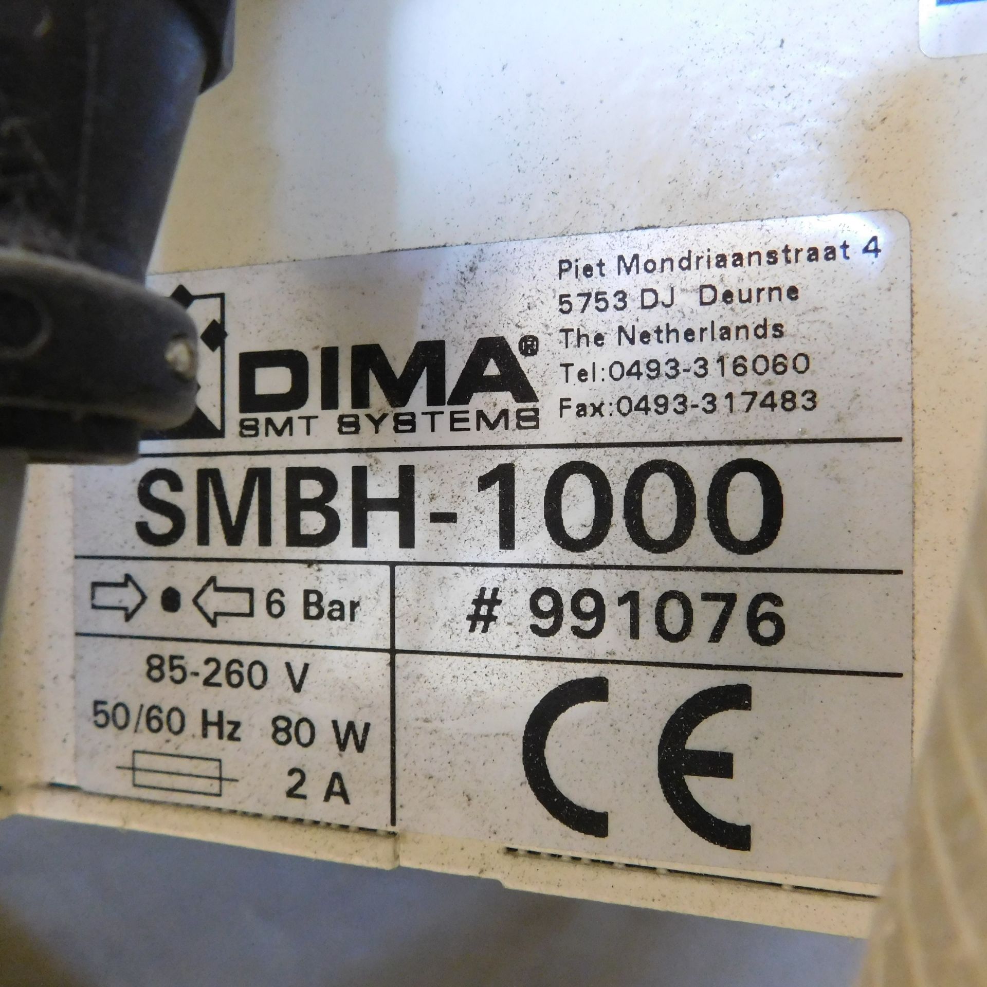 DIMA SMT SYSTEMS BOARDHANDLER MODEL SMBH-1000 SMT MAGAZINE LOADER, BOARD FEED PITCH: 10, 20, 30 & 40 - Image 6 of 6