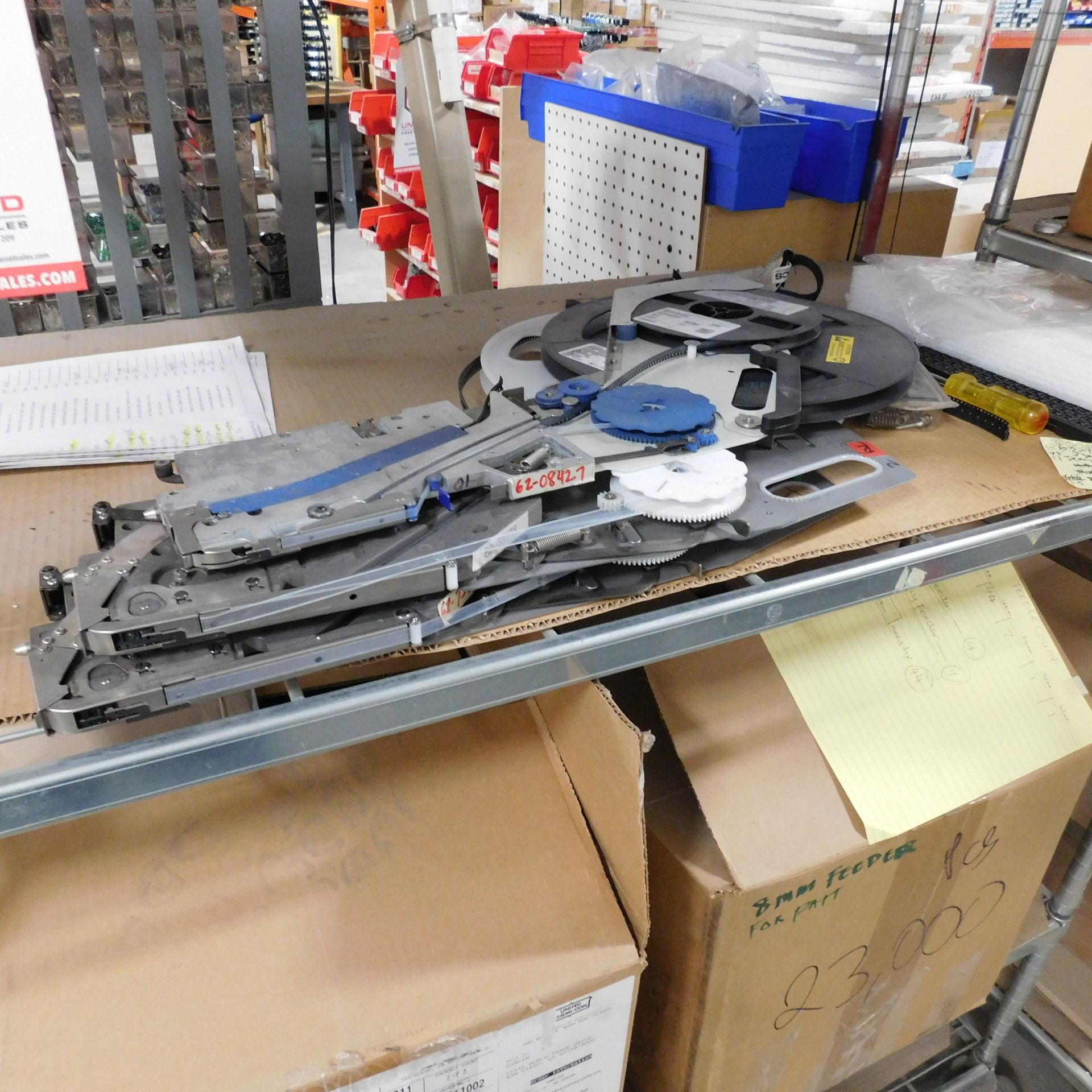 2' X 4' WIRE METRO CART W/ VARIOUS SMT FEEDERS: 8MM, 12MM, 16MM, 24MM - Image 2 of 5