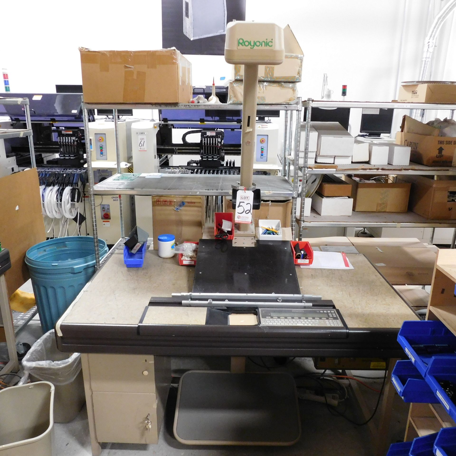 ROYONIC LARGE COMPONENT PLACEMENT MACHINE WORK STATION