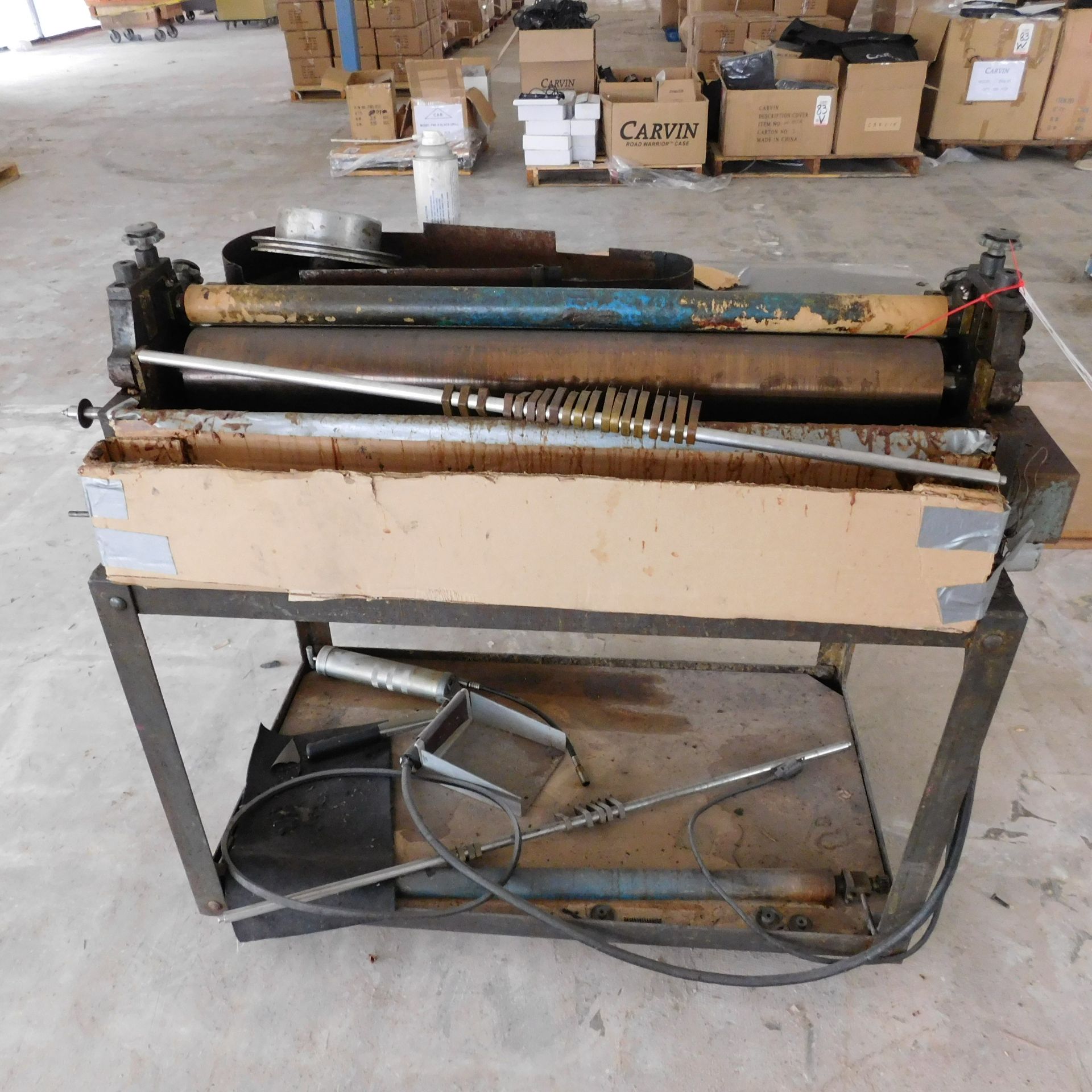 36" GLUE APPLICATION MACHINE, NEEDS WORK OR FOR PARTS
