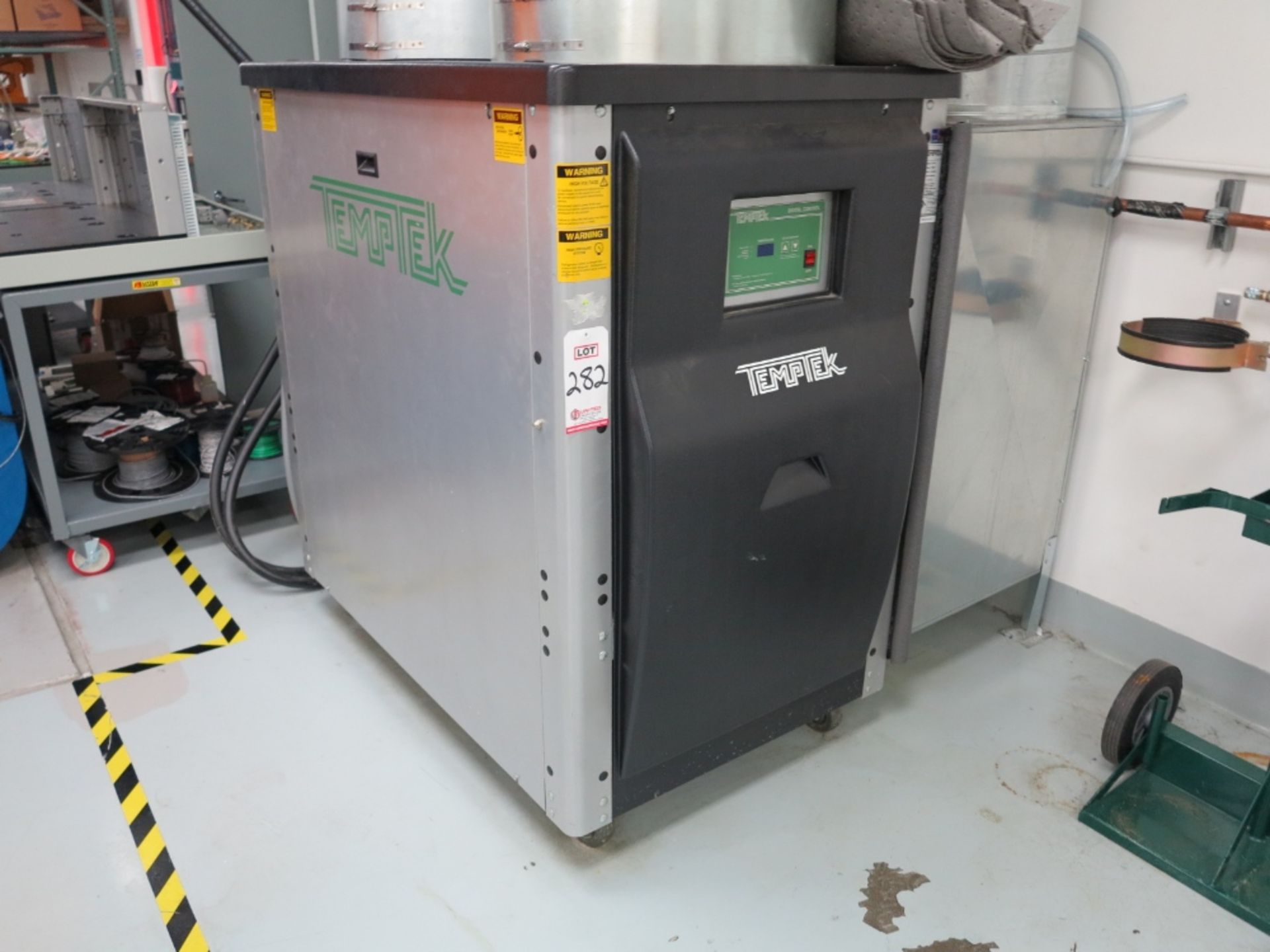 2008 TEMPTEK CF-7.5A, 7-1/2-TON AIR-COOLED PORTABLE WATER CHILLER, S/N 105324