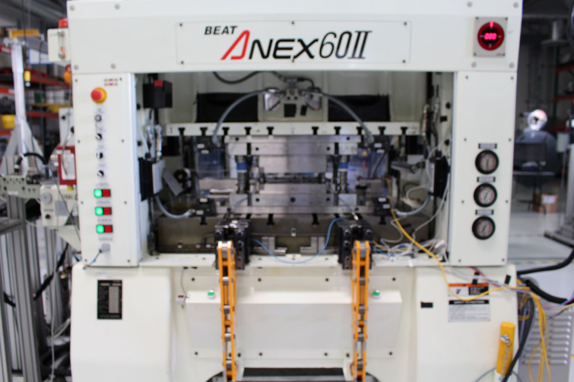 2012 NIDEC MINSTER, KYORI SERIES ANEX-60II, HIGH-SPEED BLANKING PRESS, 60 US/600 KN TON CAPACITY, - Image 5 of 18