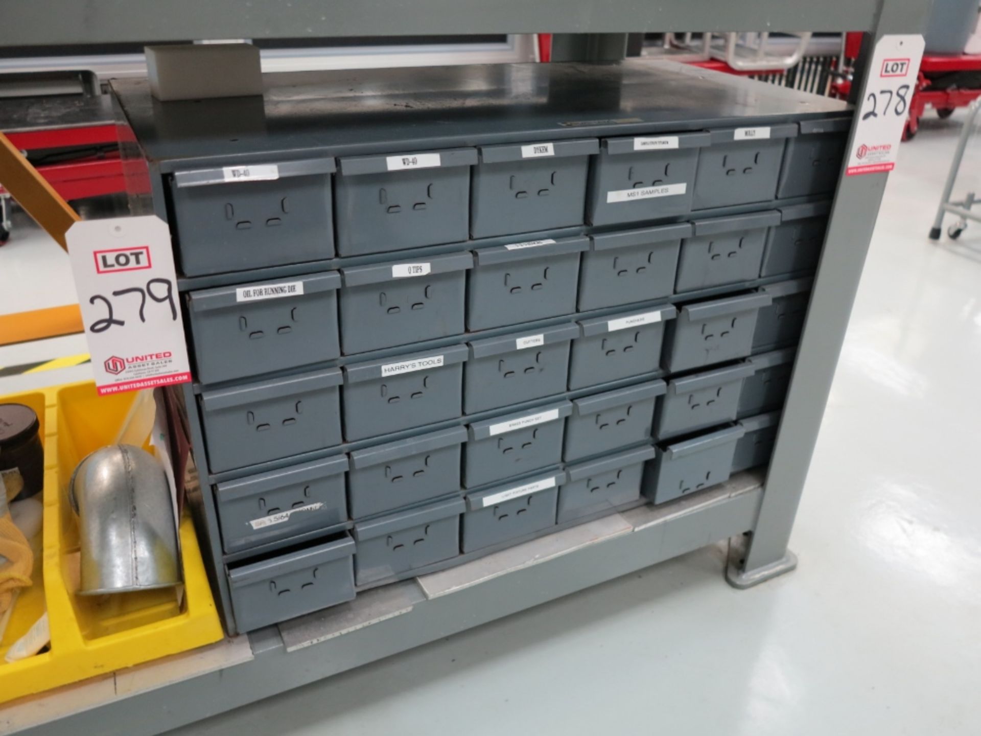 30-DRAWER PARTS BIN CABINET