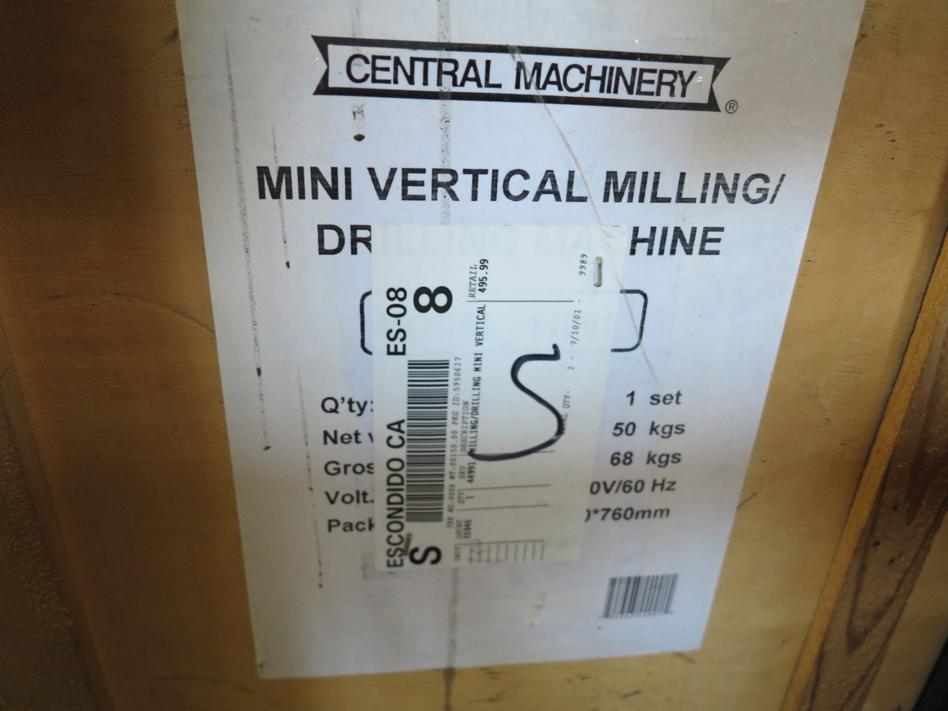 MINI VERTICAL MILL/DRILL - Image 2 of 2