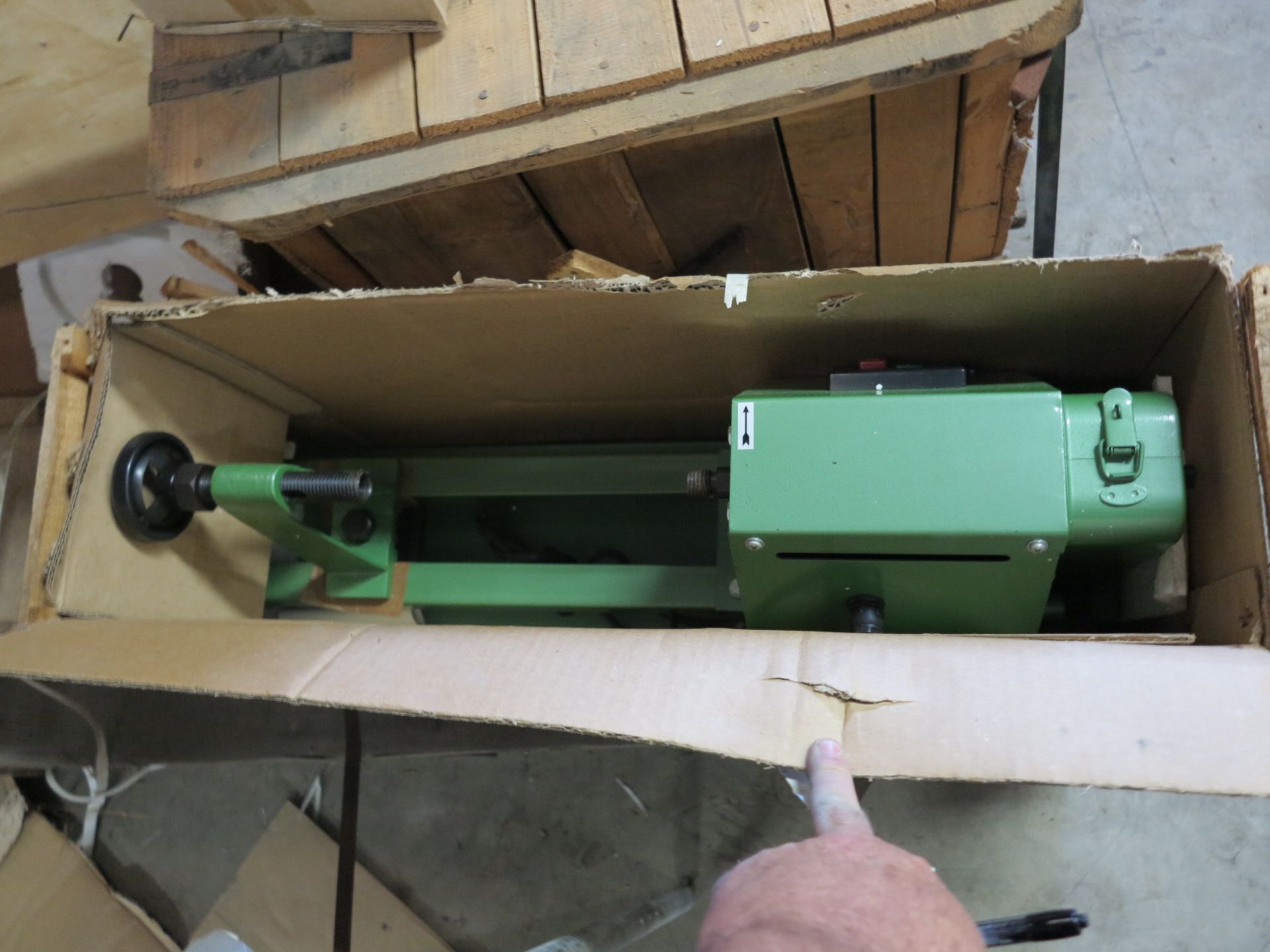 14" X 40" WOOD LATHE W/ 7" DISC