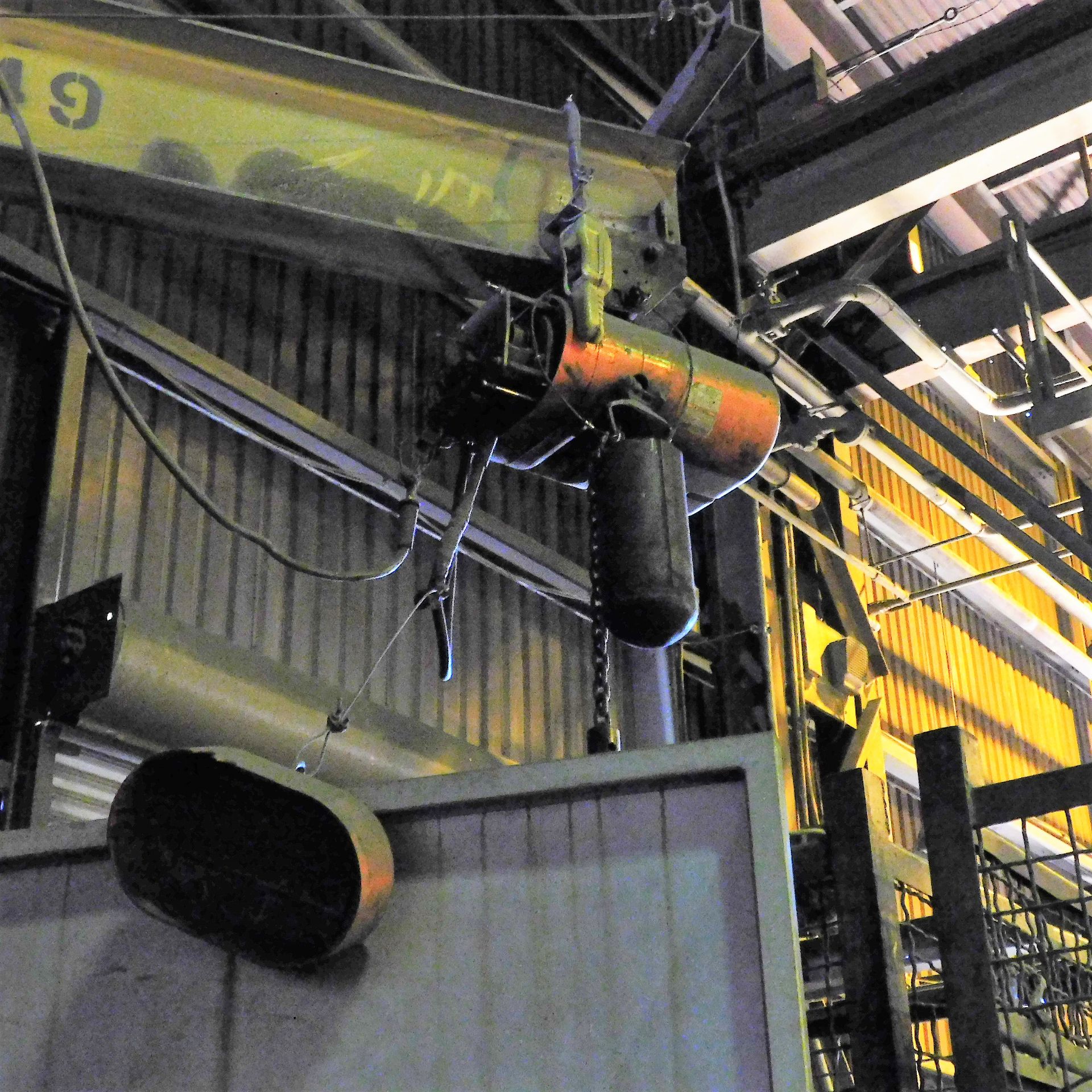 WALL JIB W/ C/M 1-TON ELECTRIC HOIST W/ PENDANT CONTROLS (LATE REMOVAL - JULY 16) - Image 2 of 2