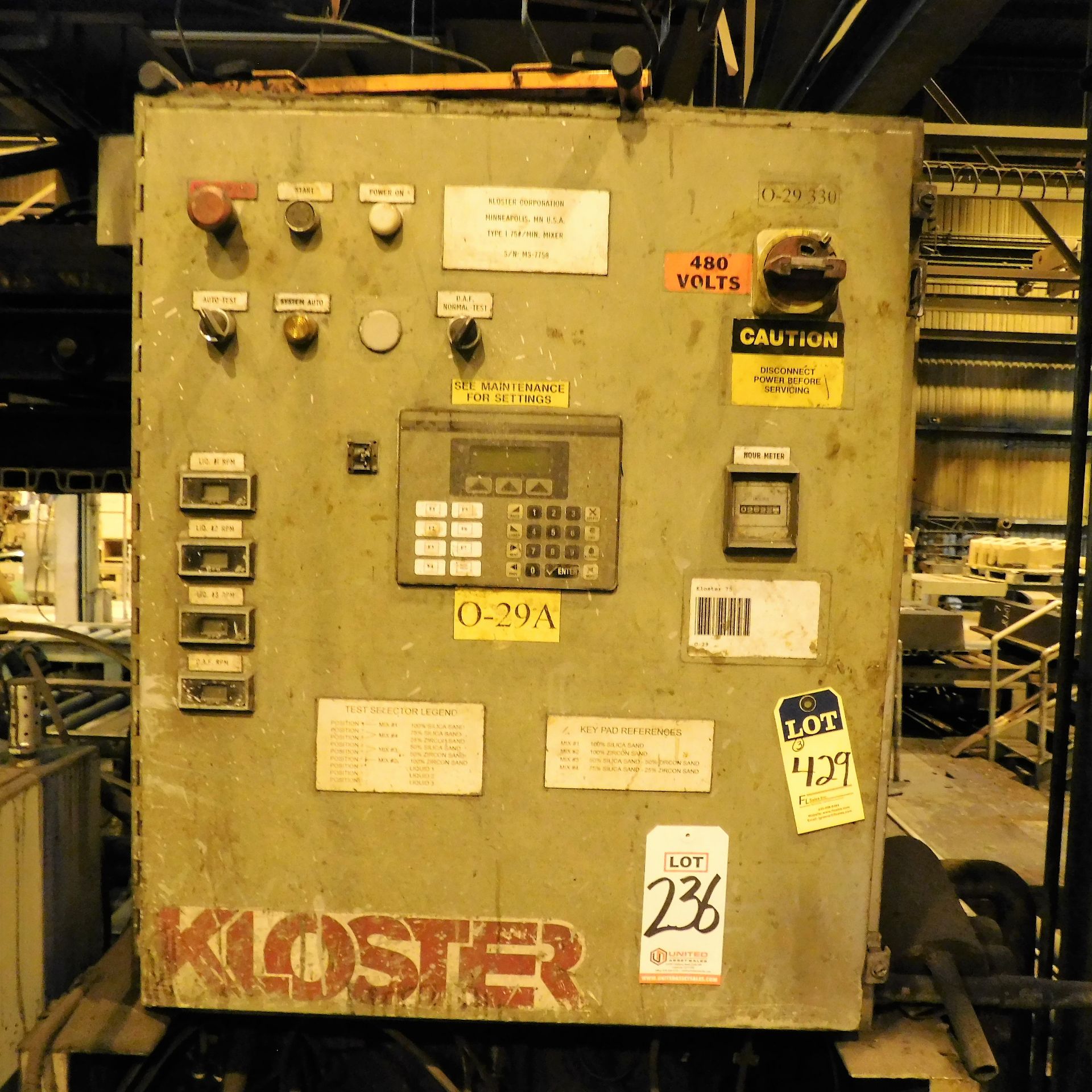 75# KLOSTER CONTINUOUS MIXER W/ PUMPS - Image 3 of 3