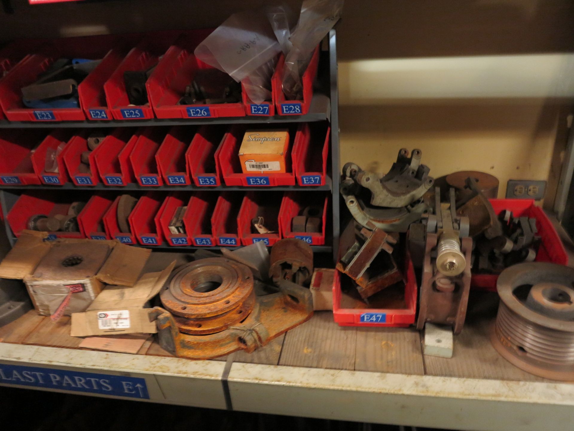 LOT - CONTENTS OF (3) SHELVES OF ROTOBLAST PARTS, GN26 - Image 3 of 7
