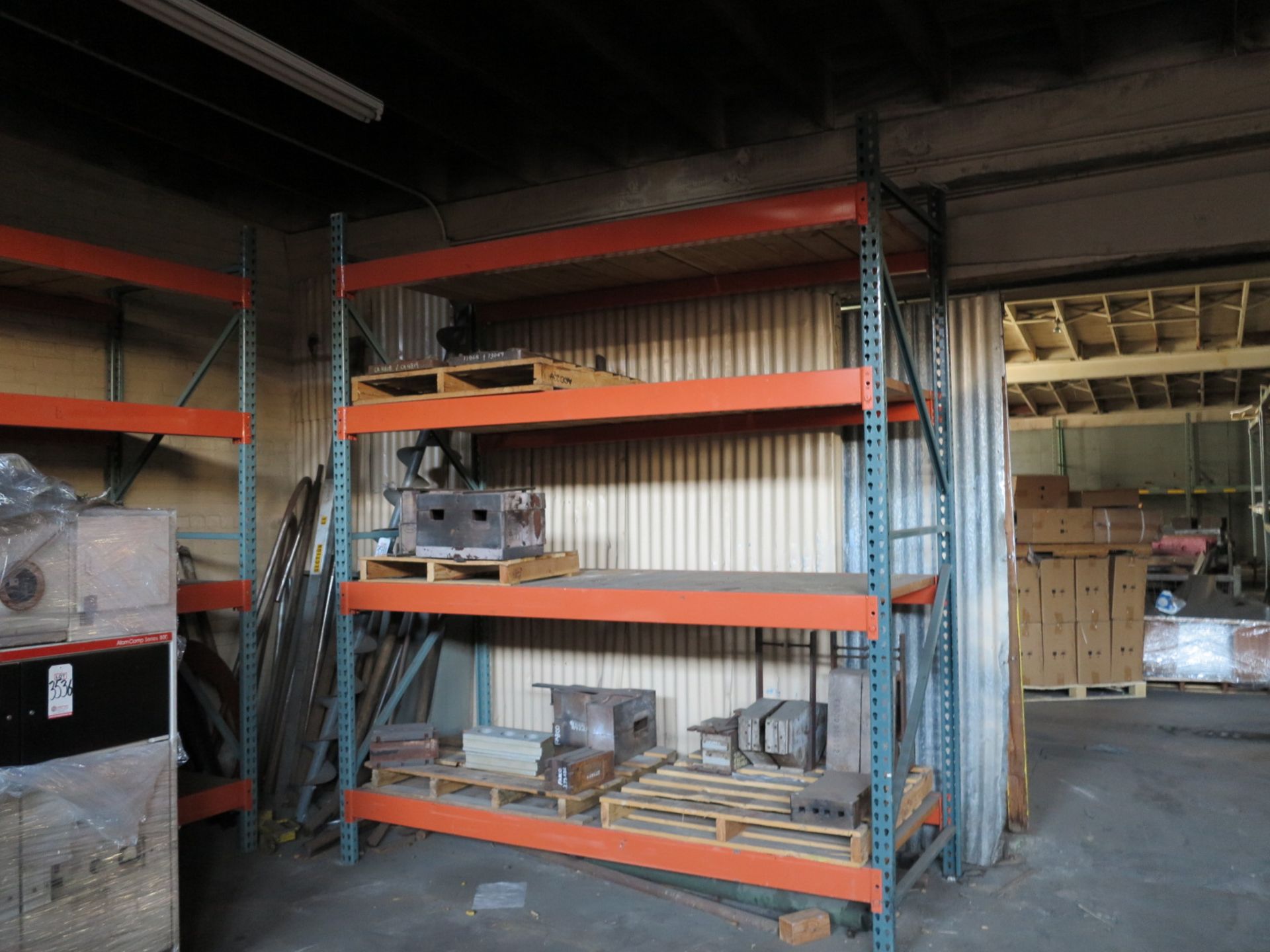 LOT - (3) SECTIONS PALLET RACK, 10' HT - Image 2 of 2