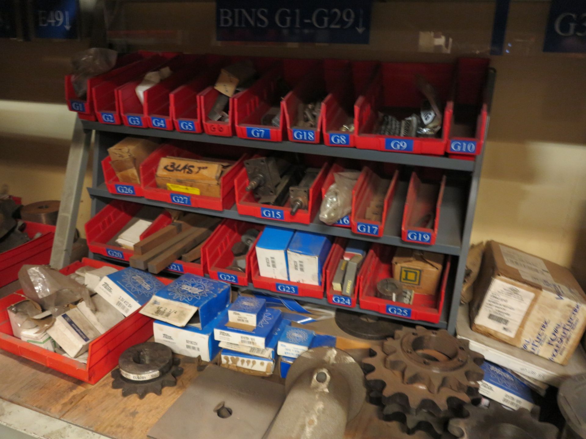LOT - CONTENTS OF (3) SHELVES OF ROTOBLAST PARTS, GN26 - Image 3 of 6