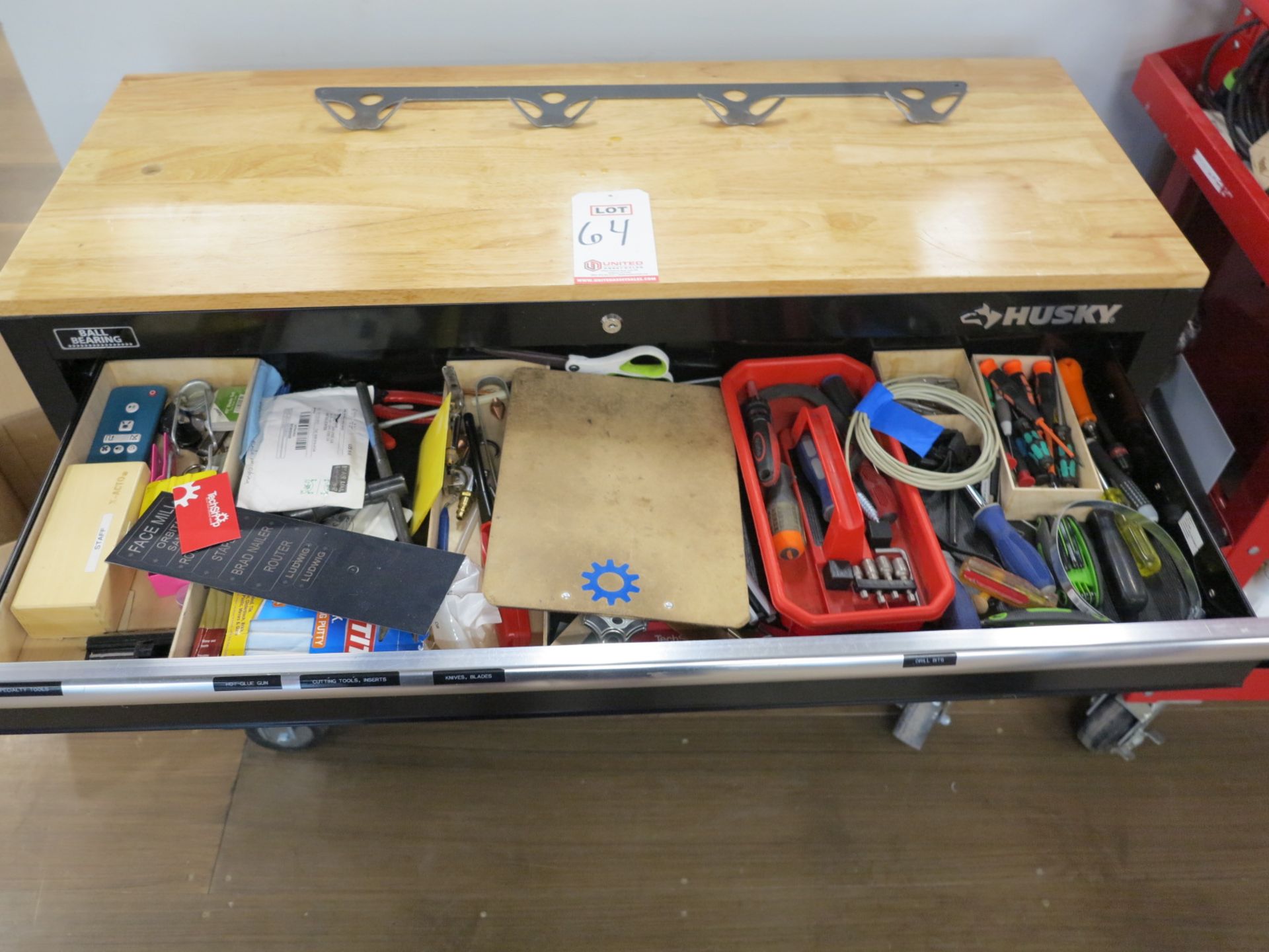 HUSKY 9-DRAWER TOOL BOX W/ CONTENTS - Image 2 of 6