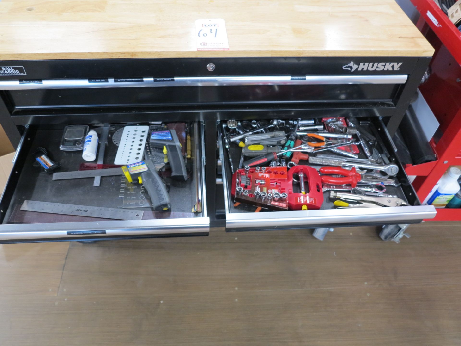 HUSKY 9-DRAWER TOOL BOX W/ CONTENTS - Image 3 of 6