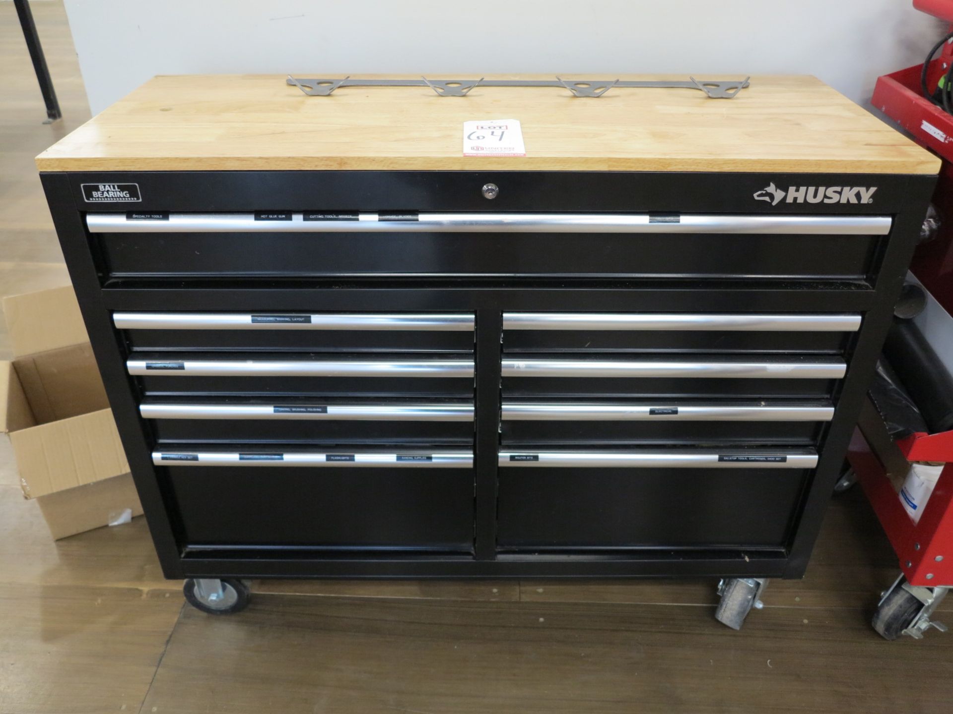 HUSKY 9-DRAWER TOOL BOX W/ CONTENTS