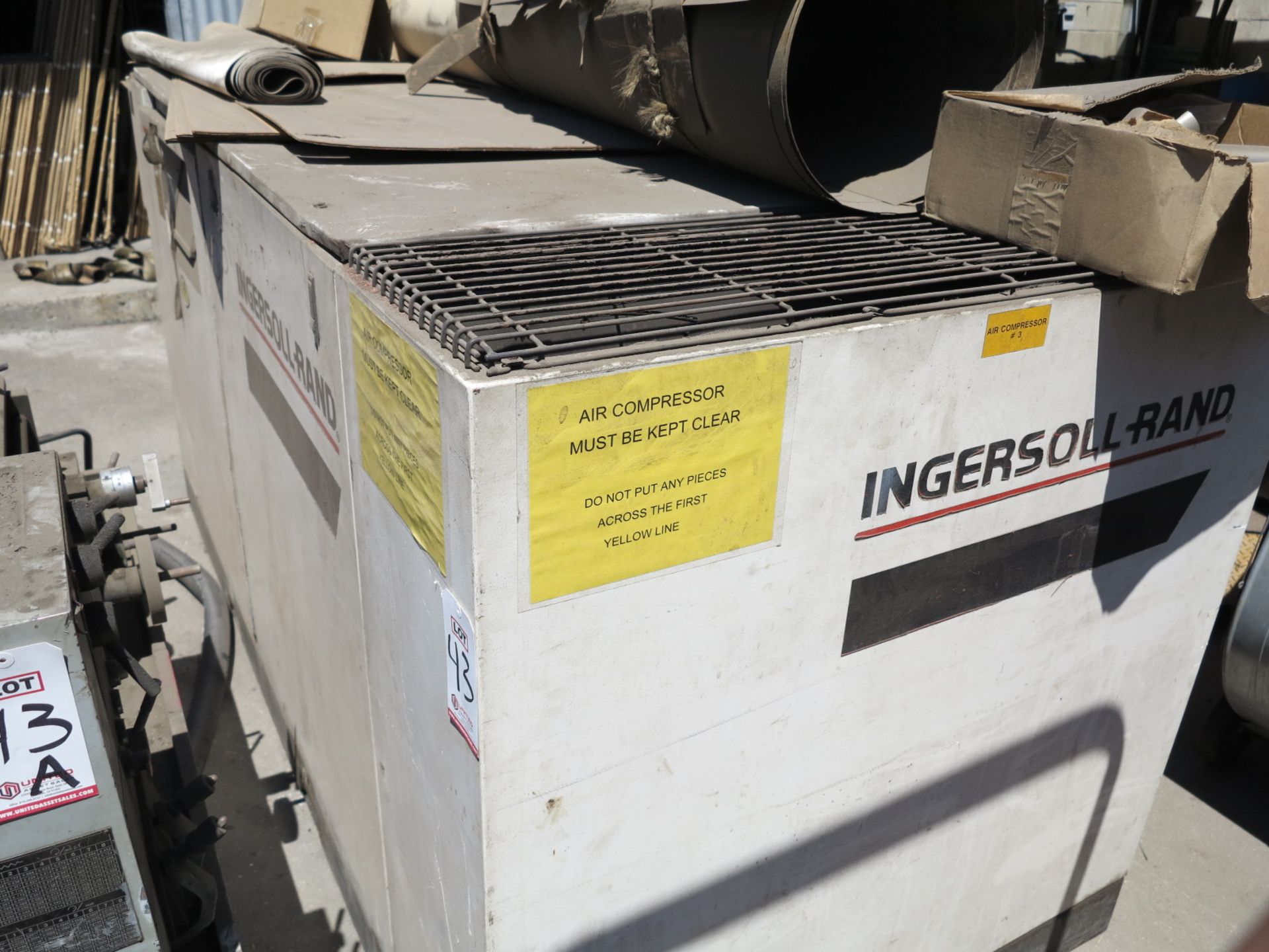 INGERSOLL RAND AIR COMPRESSOR, MODEL SSR-EP75, , 75 HP, S/N F18007U97113