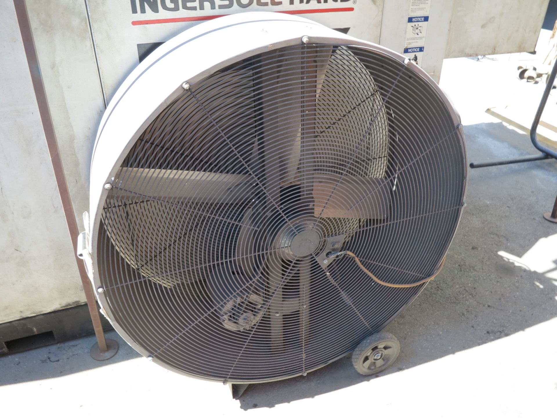 LOT - (2) 48" FLOOR SHOP FANS - Image 2 of 2