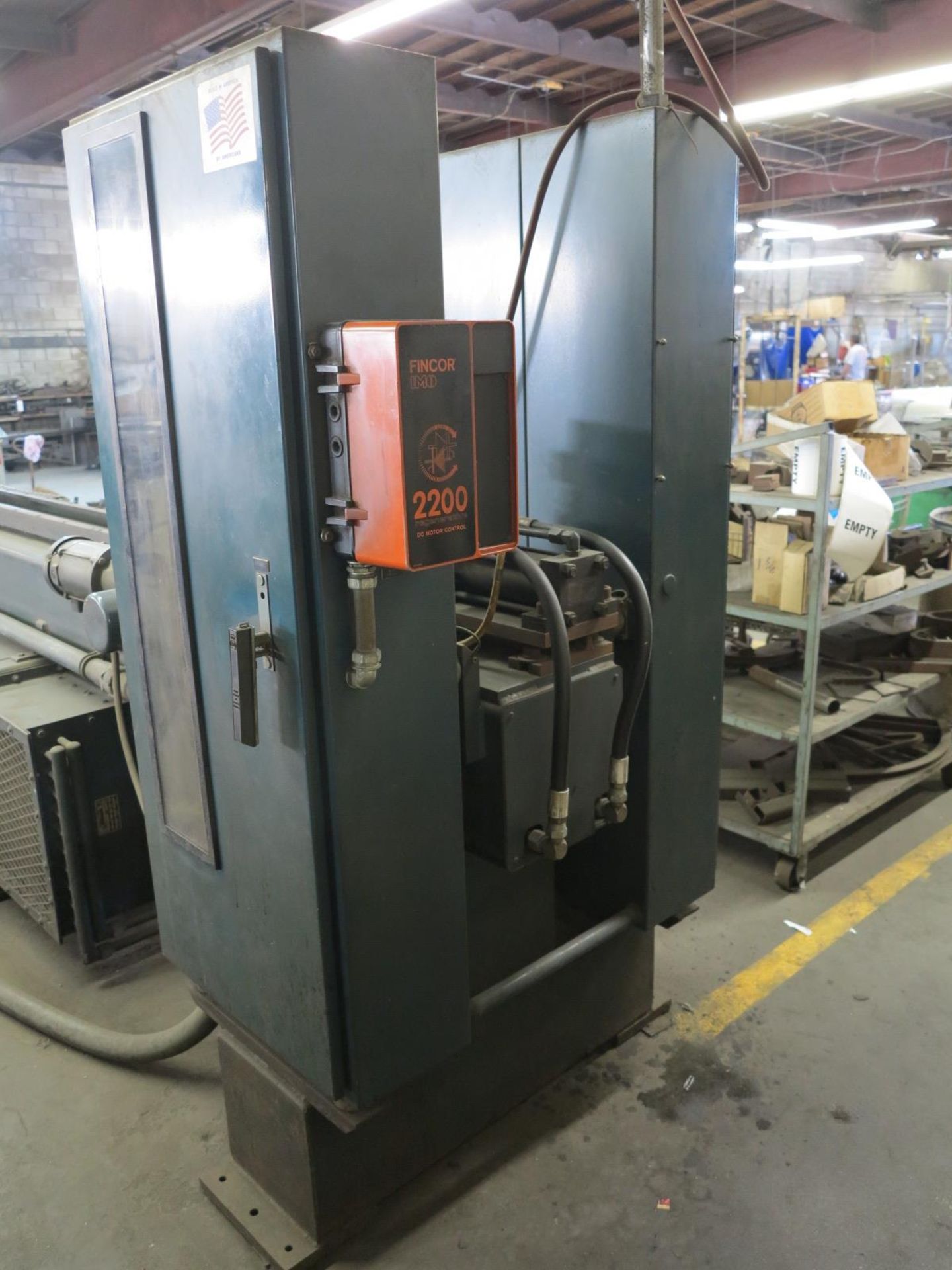 EATON LEONARD HORIZONTAL TUBE BENDER, MODEL VB300MD, 2" OD, HYDRAULIC MANDREL EXTRACTOR, EL-2000 - Image 6 of 7