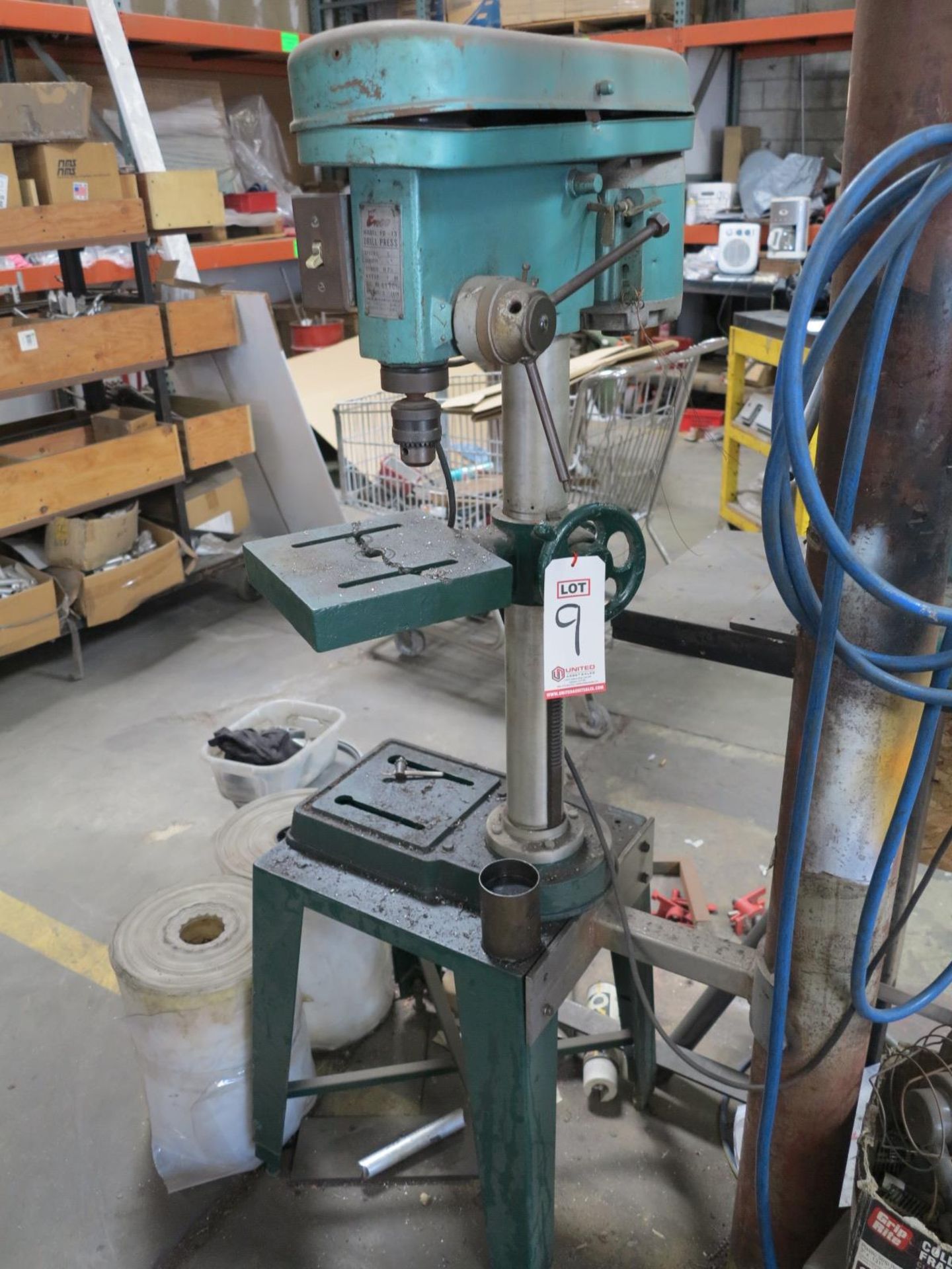 EMCO DRILL PRESS, MODEL PD-13, 5-SPEED, W/ STAND