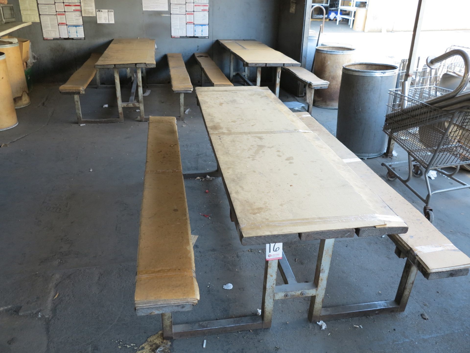 LOT - (3) PICNIC TABLES