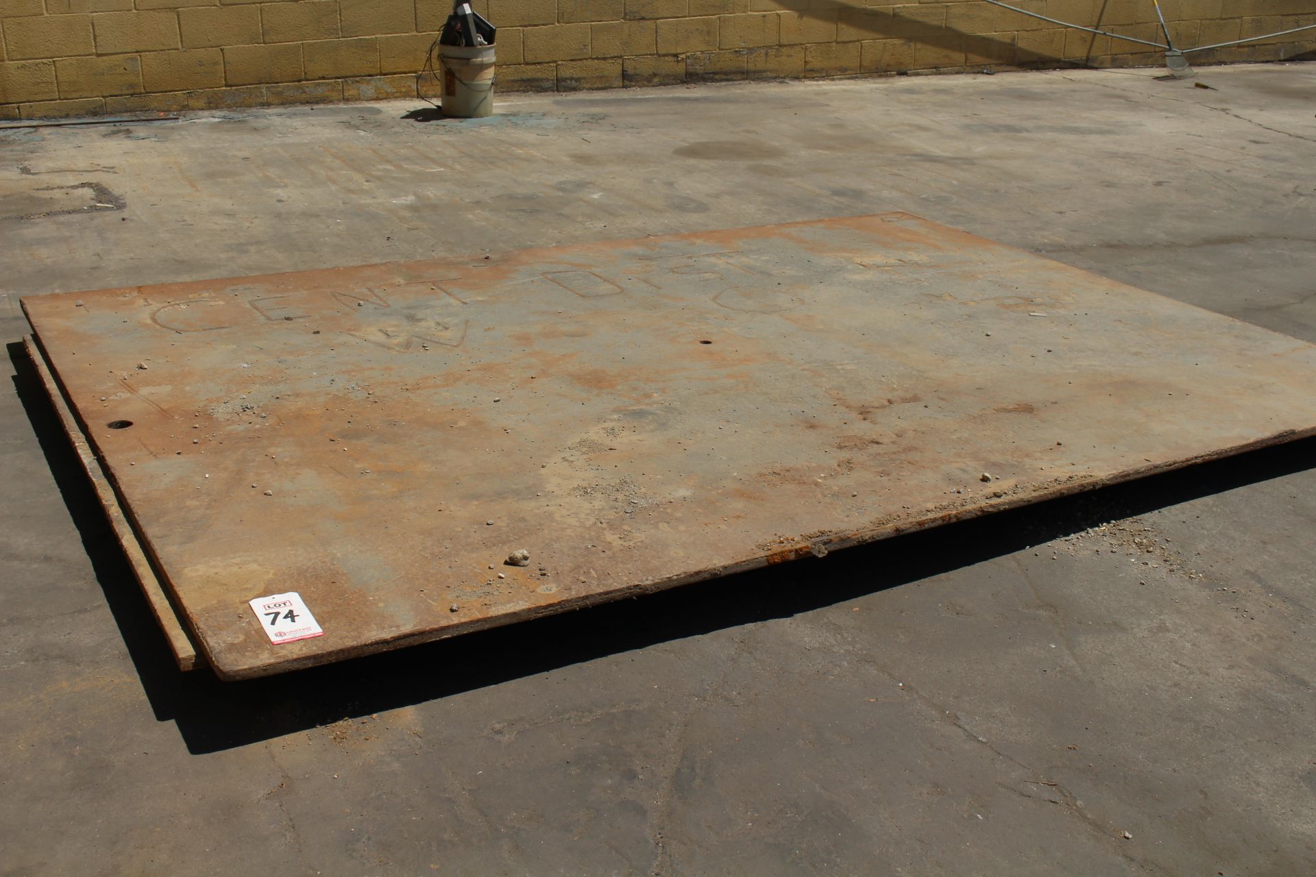 LOT - 1" STEEL PLATES