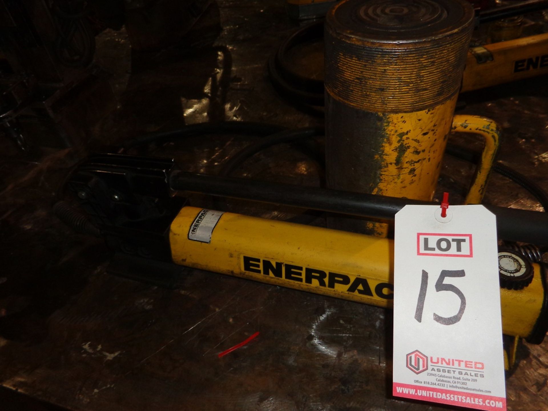 ENERPAC HYDRAULIC CYLINDER AND PUMP