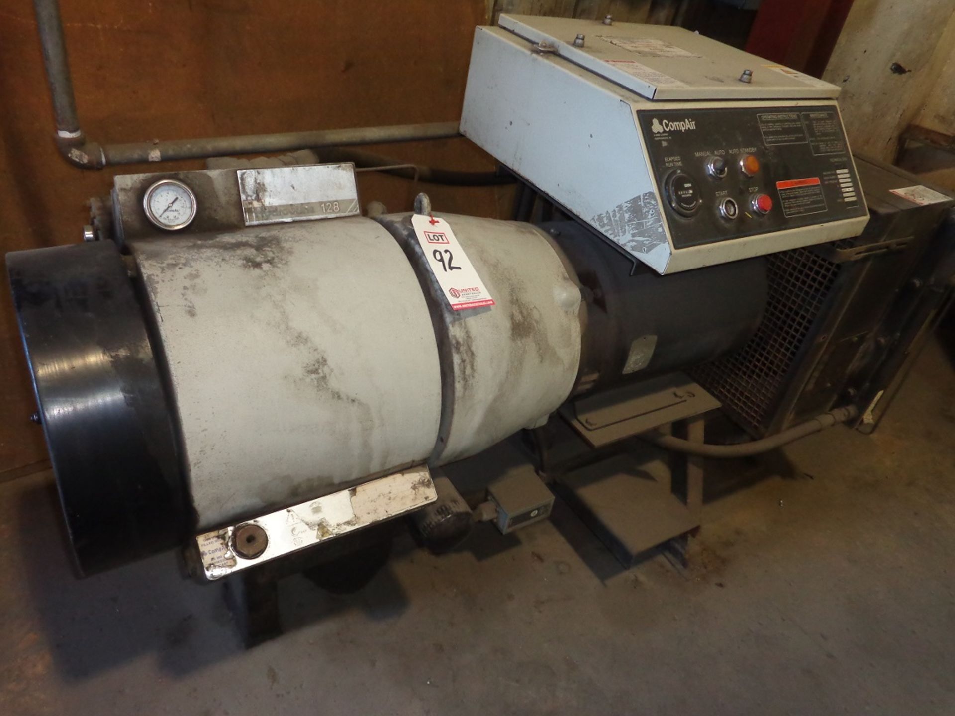 COMP AIR HYDROVANE AIR COMPRESSOR 128 PAUS, 25 HP, 115 CFM, 100 PSIG - Image 2 of 3