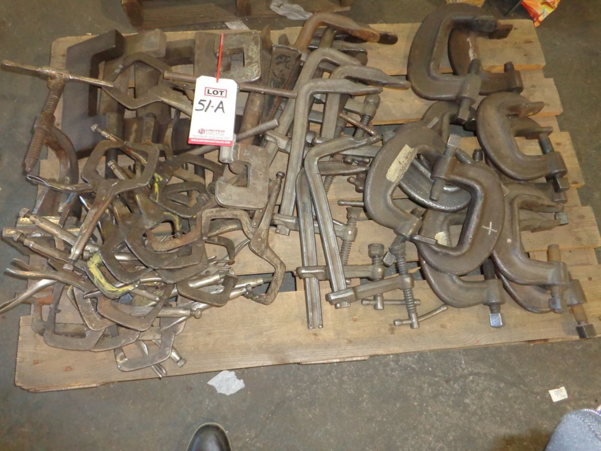 MACHINE CLAMPS, BESSIE CLAMPS AND C-CLAMPS