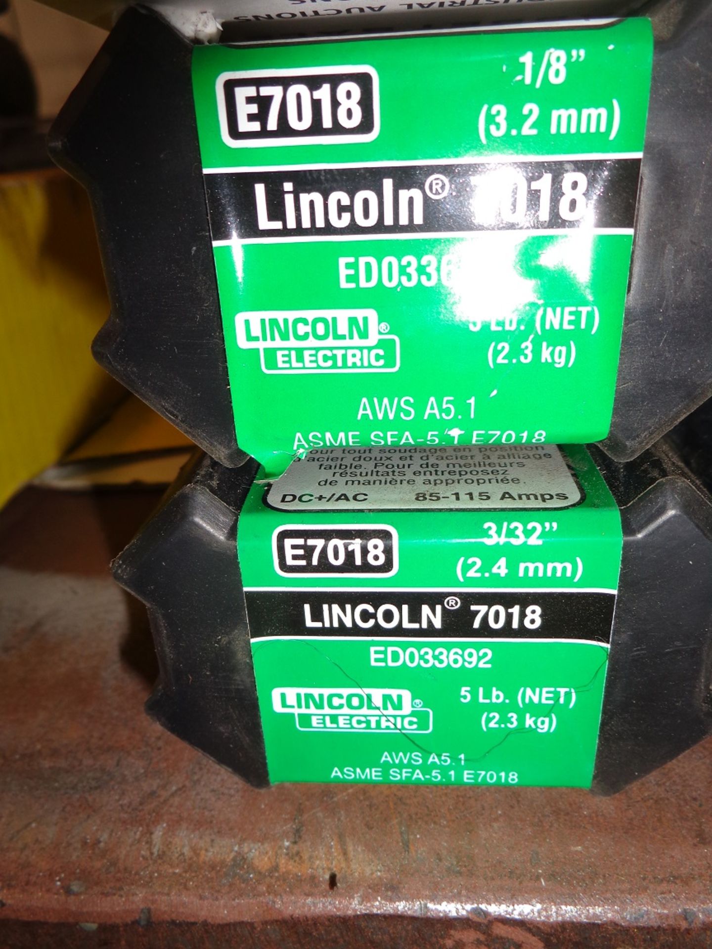 WELDING RODS, LINCOLN ELECTRIC