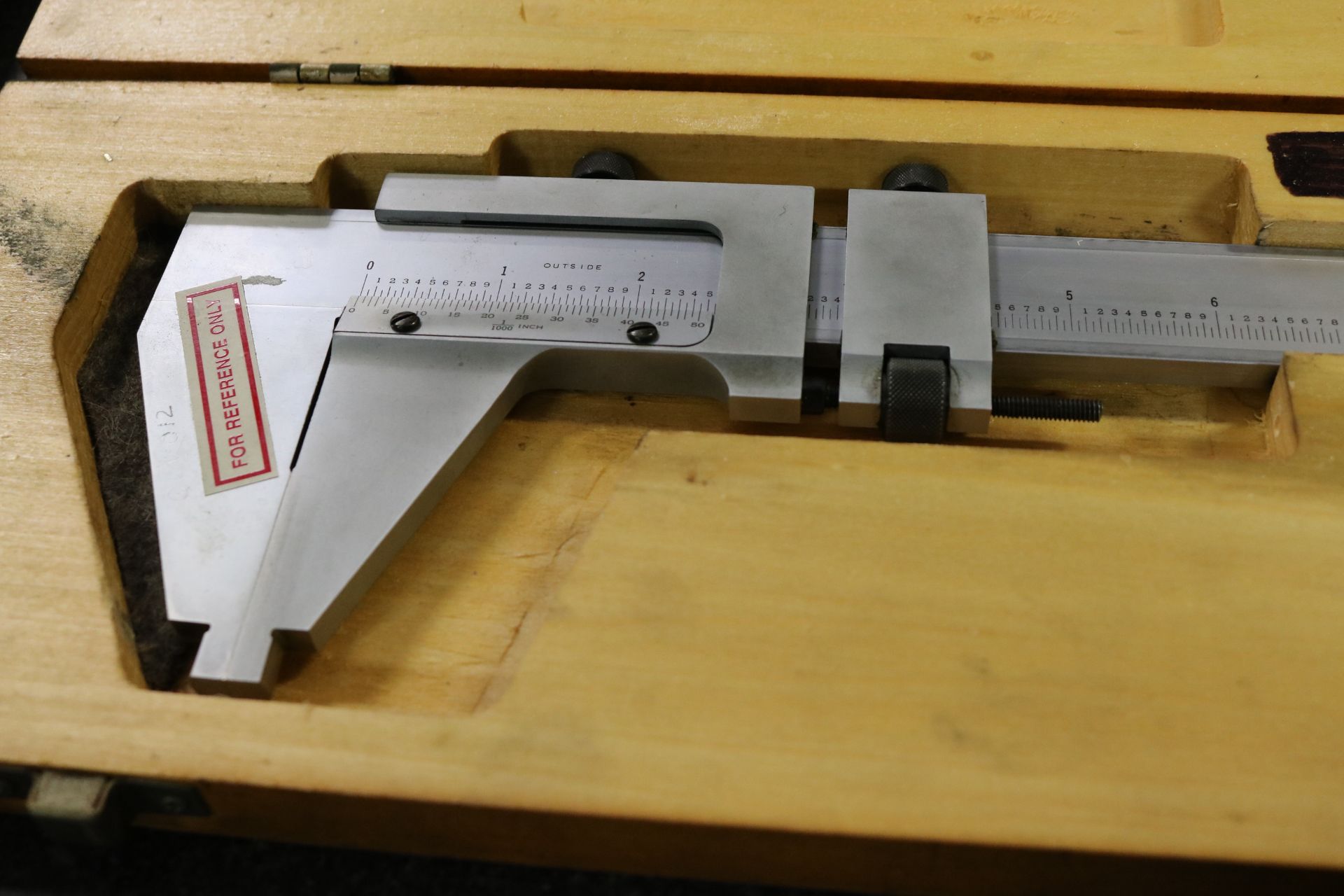 36" SCHERR TURMICO CALIPER, W/ CASE