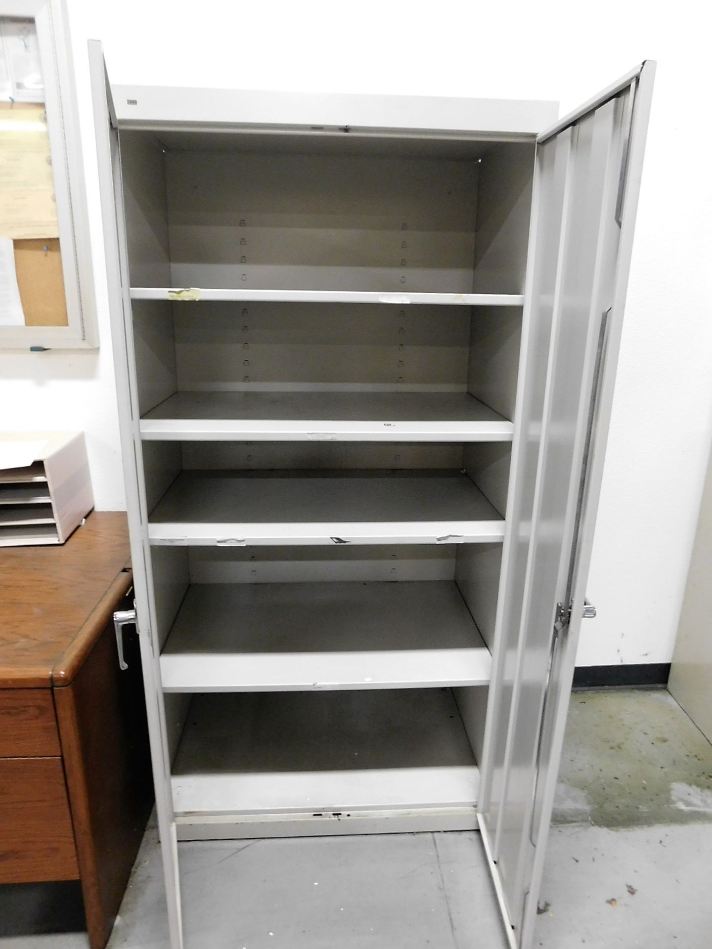 2-DOOR STORAGE CABINET, 36" X 24" x 6' - Image 2 of 2