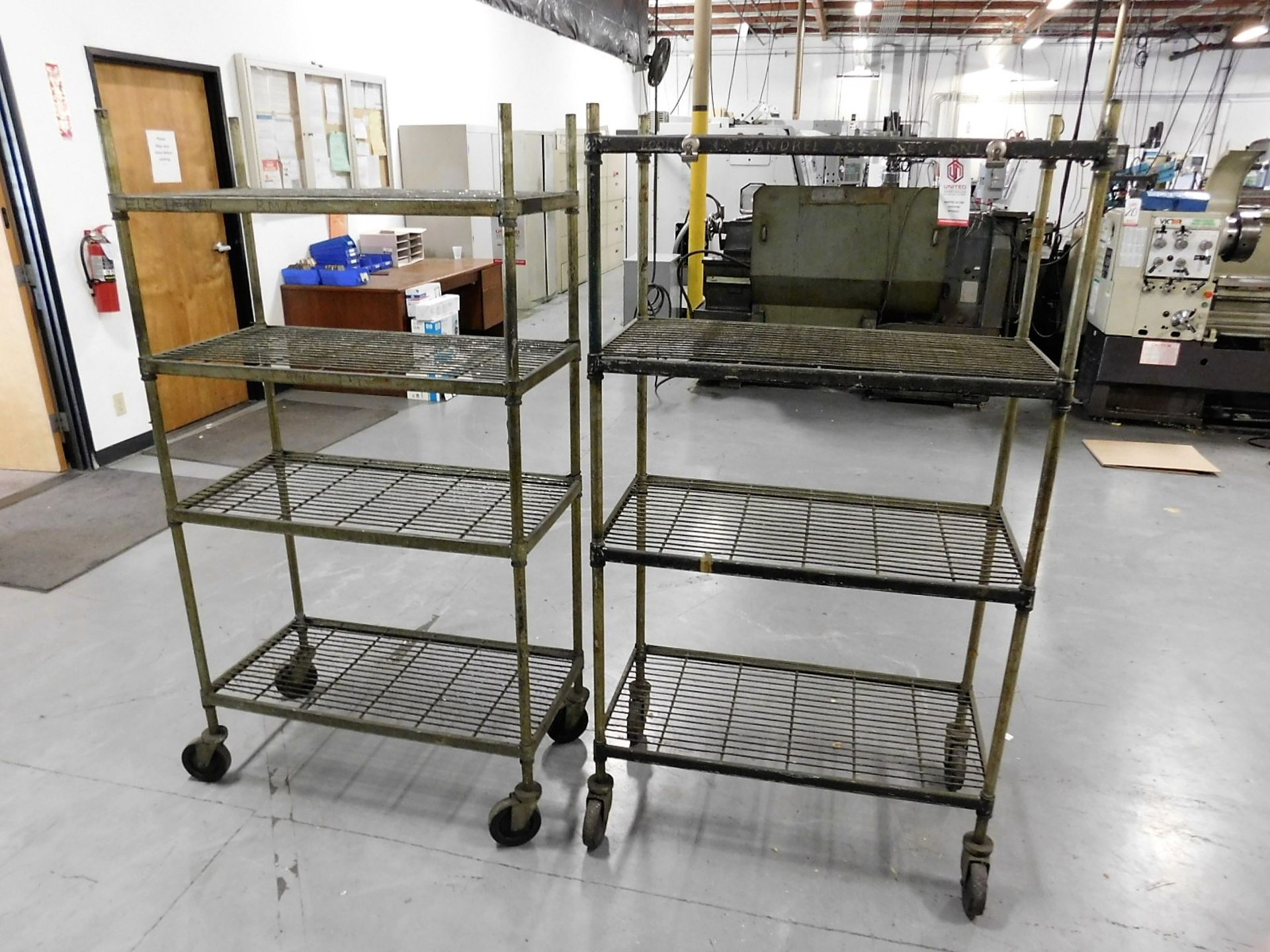 LOT - PAIR OF METRO (WIRE) CARTS, 36" X 18" X 65"H EACH - Image 2 of 2