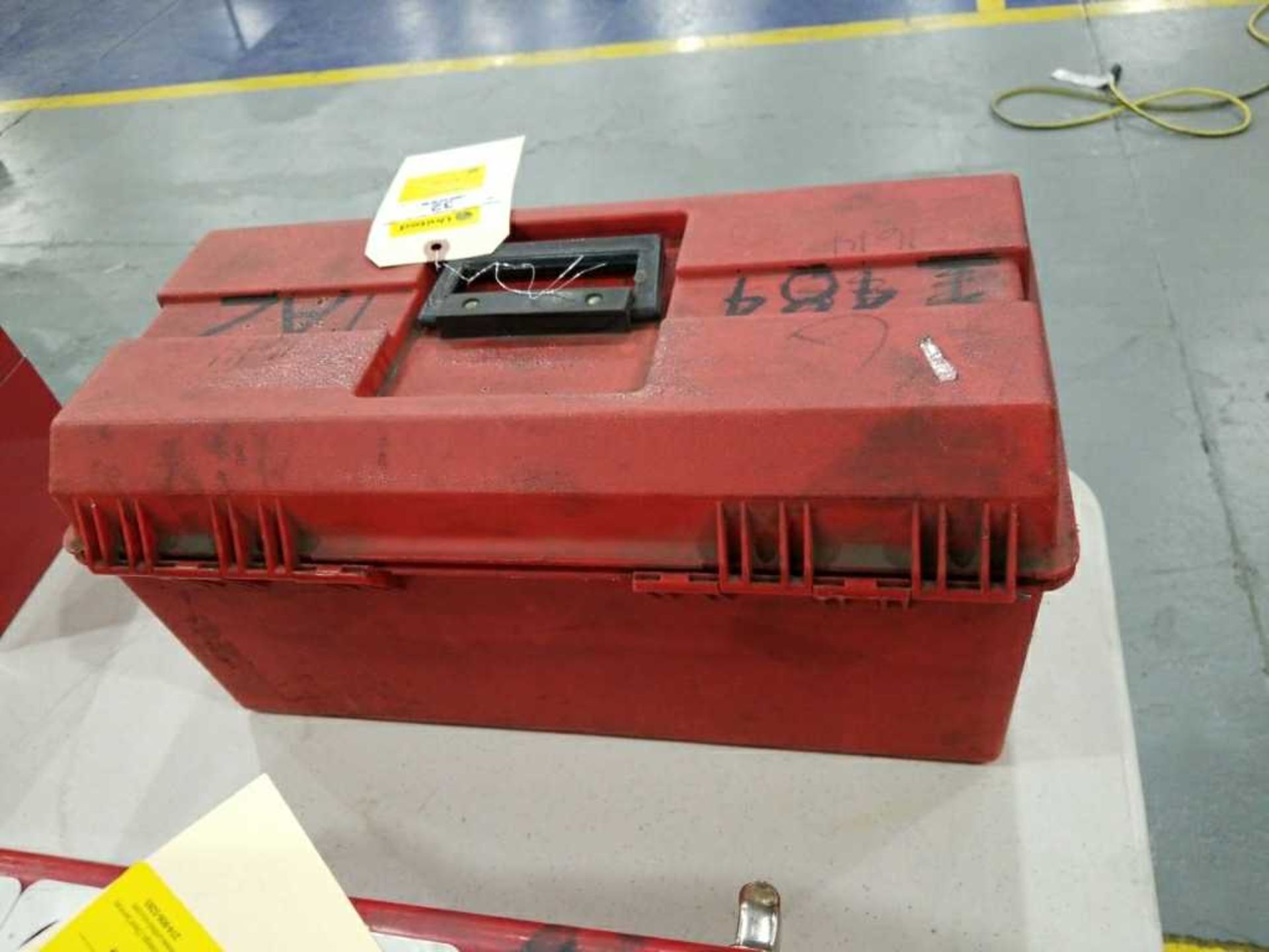 Red Toolbox w/Tools (plastic) - Image 5 of 6