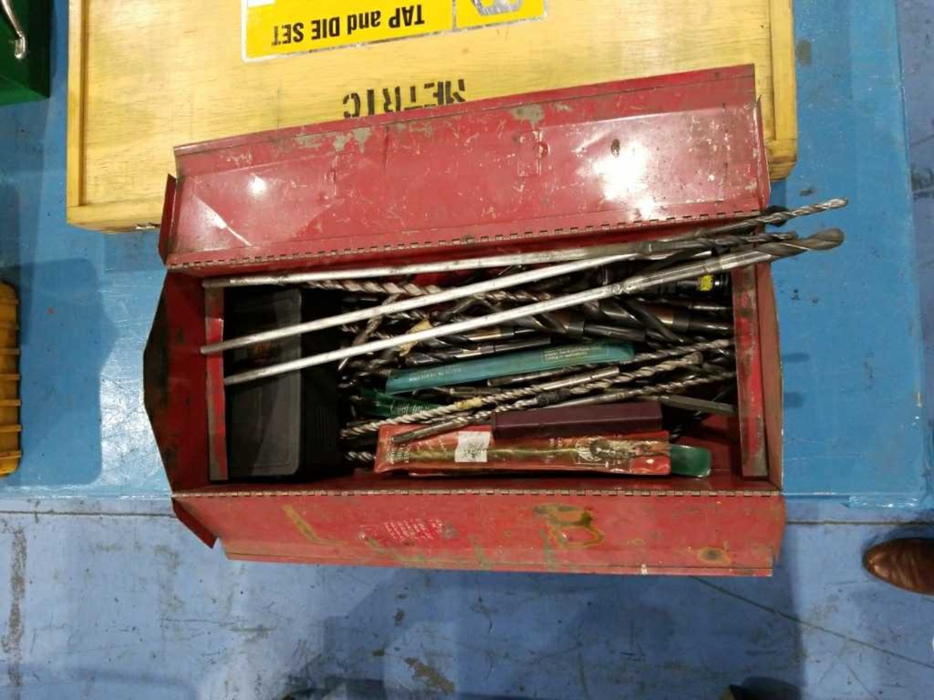 Duplex Toolbox with Misc Drill & Masonry Bits