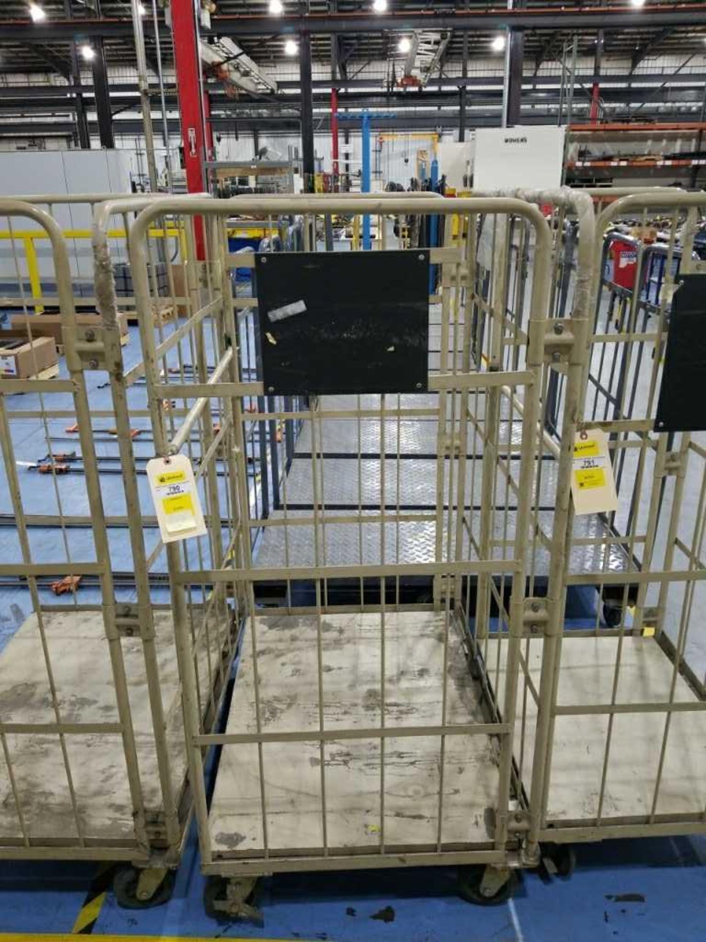 41" X 31" Material Cart with Cage