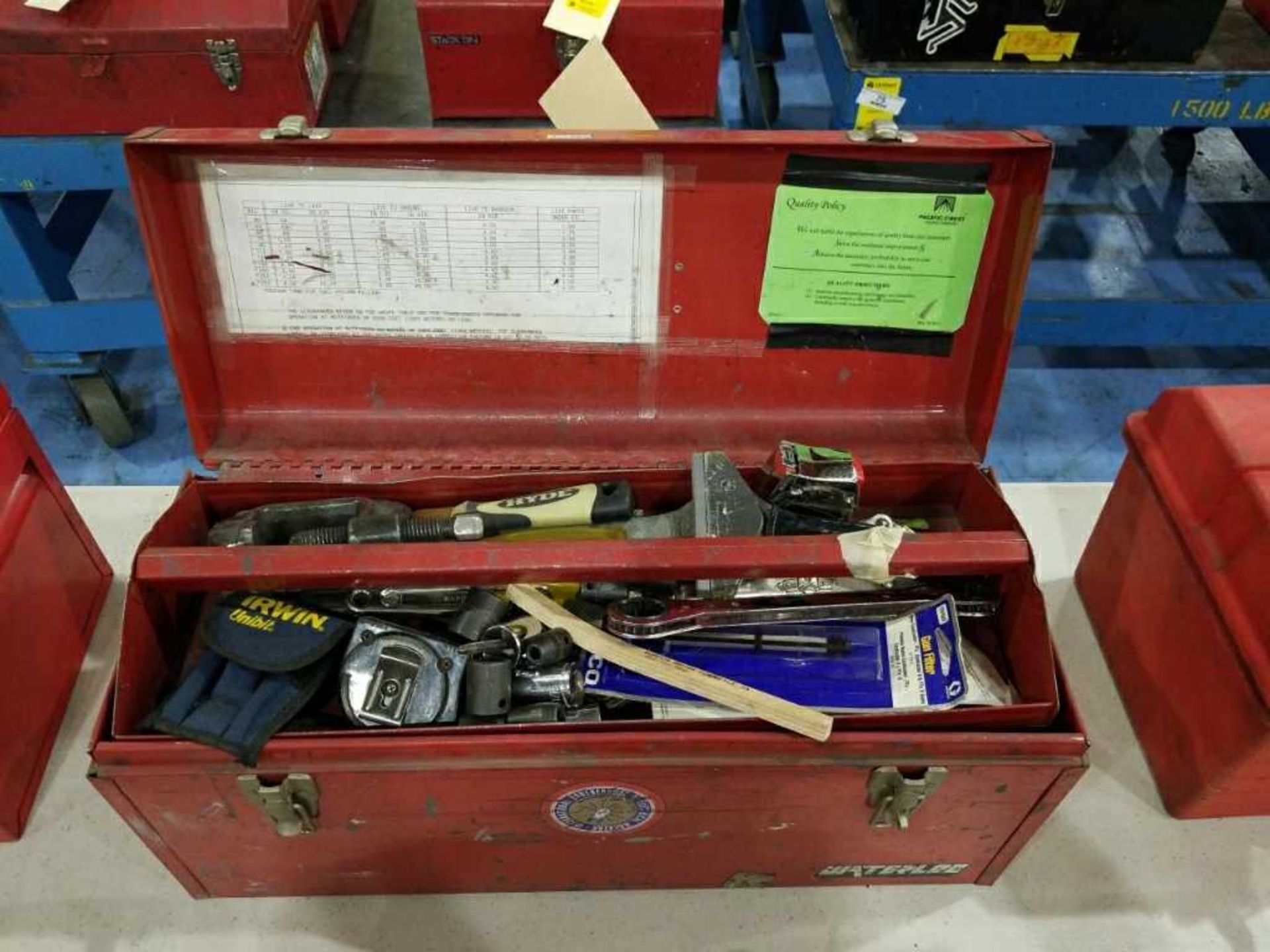 Waterloo Toolbox w/Tools - Image 3 of 6