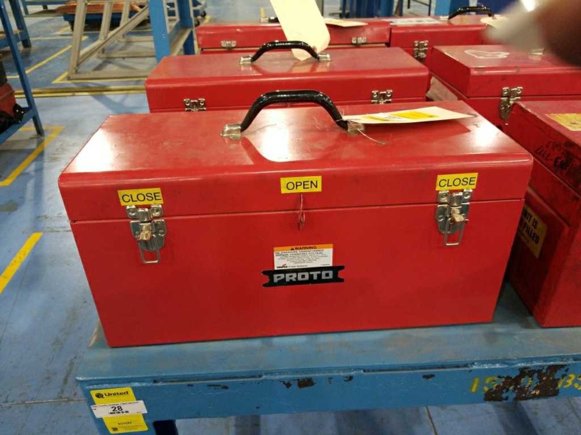 Proto Red Toolbox with Tools & Parts - Image 2 of 6