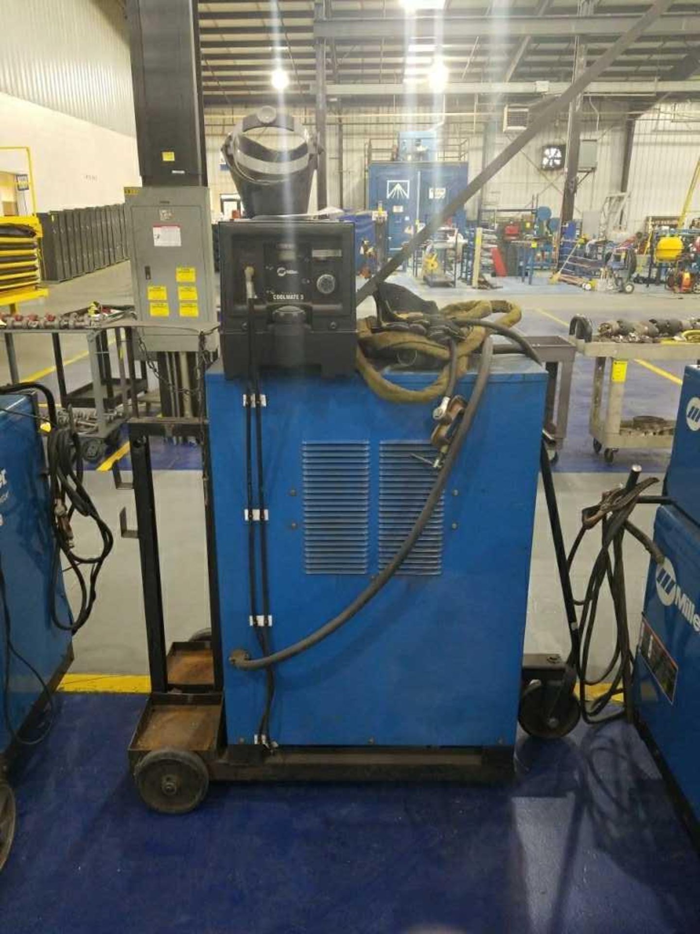 Miller Syncrowave 350 Welder AC/DC Arcwelding Power Source w/Leads & Miller Unit 043007, LG005741 - Bild 7 aus 9