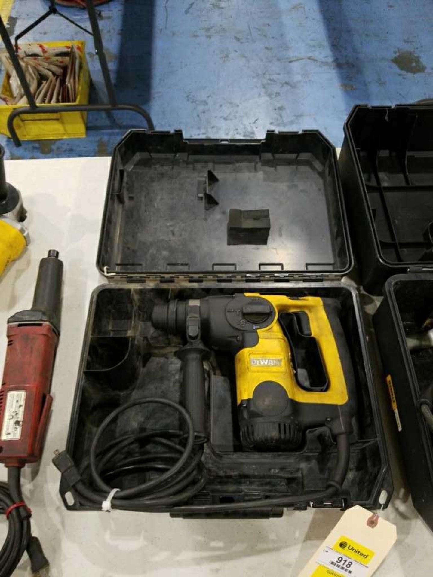 DeWalt rotary hammer and steel drilling