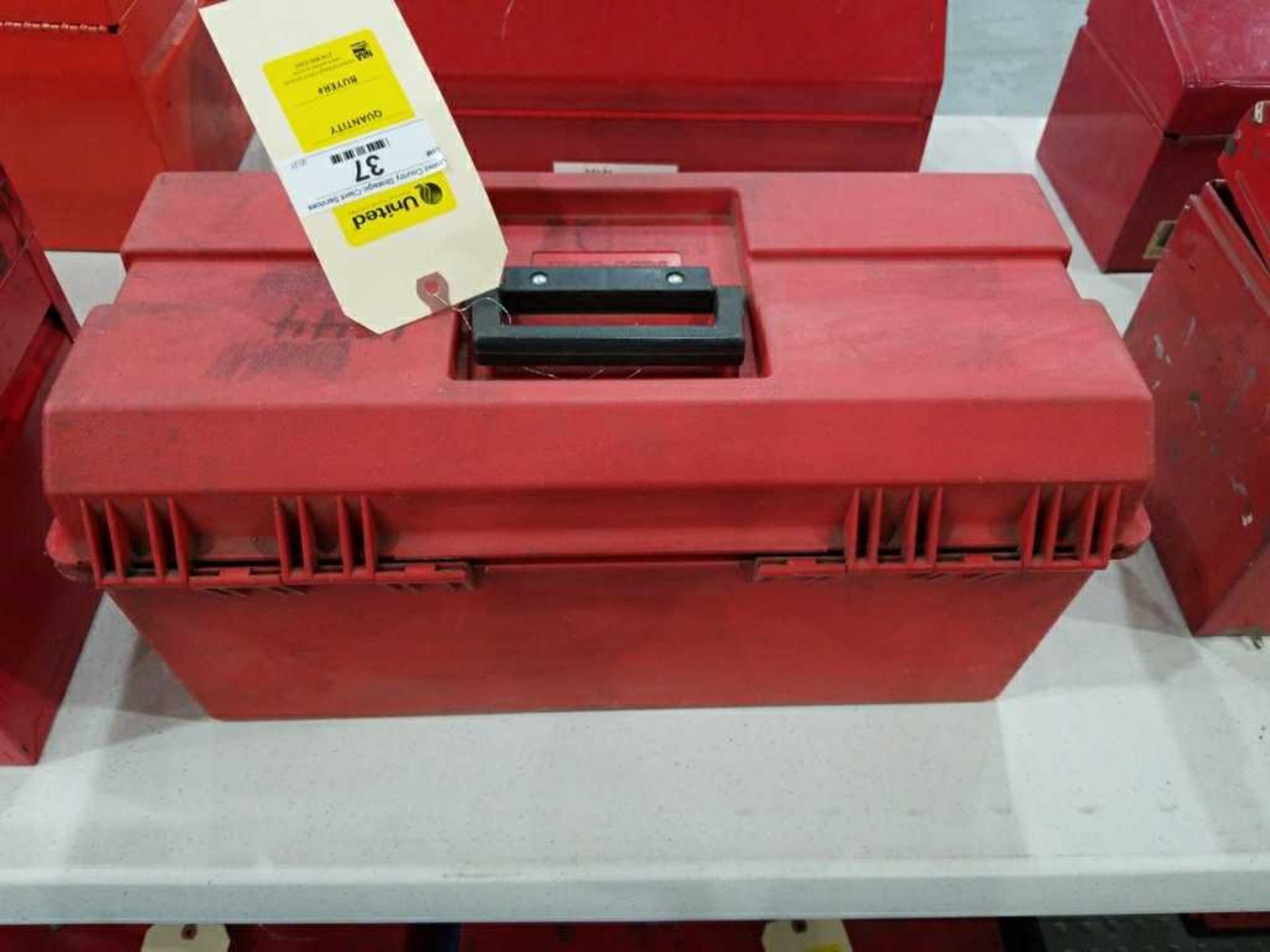 Red Toolbox w/Tools (plastic) - Image 5 of 6