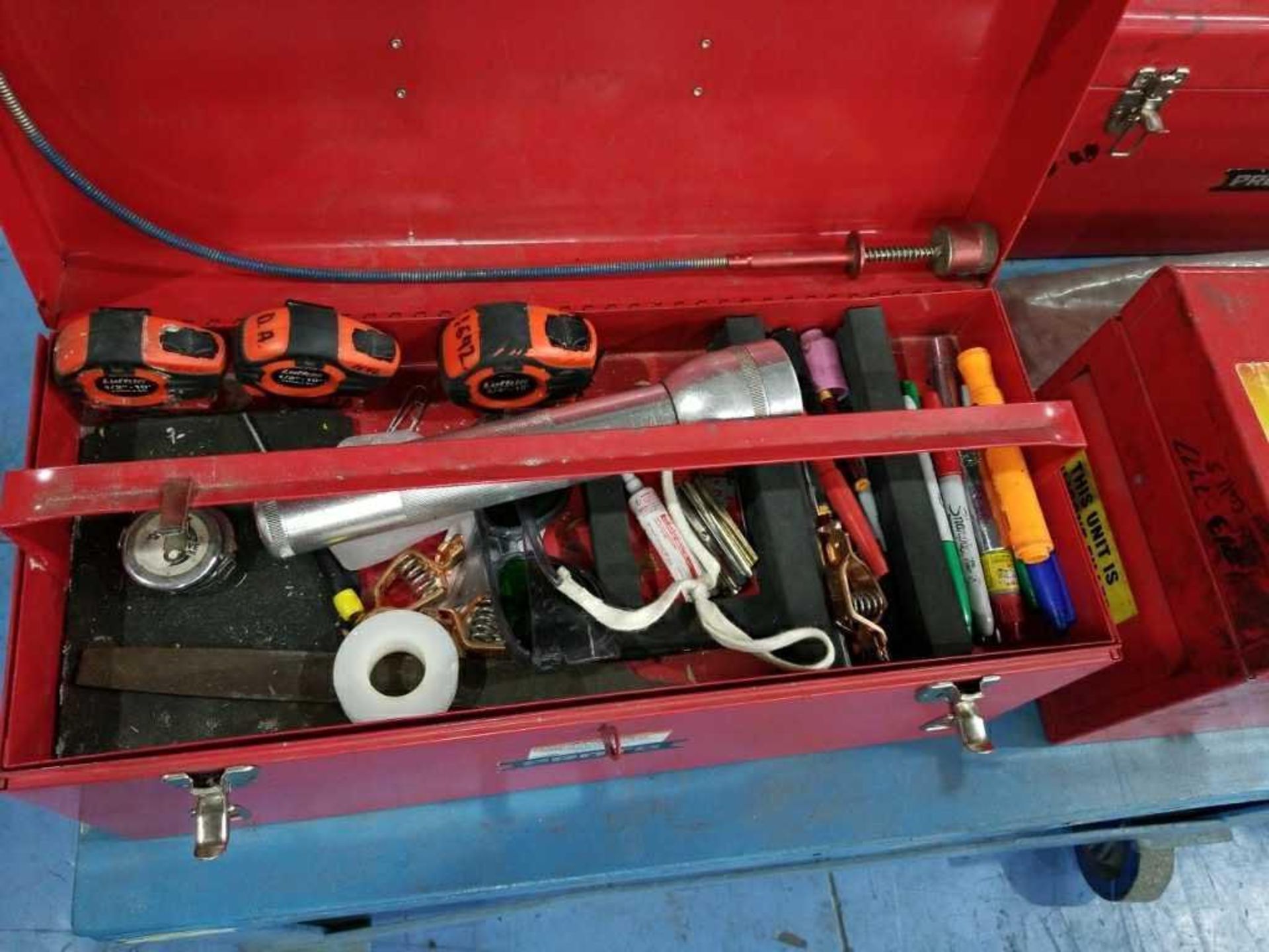 Proto Red Toolbox with Tools & Parts - Image 3 of 6