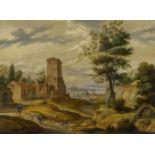 Oosten, Izaak van Antwerpen 1613 - 1661 - zugeschrieben Südliche Landschaft mit Ziegenhirten bei