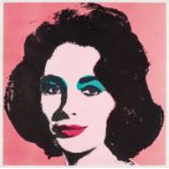 Warhol, Andy 1928 Pittsburgh - 1987 New York Liz. 1964. Offsetlithografie auf Velin. 55,5 x 55,