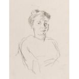 Beckmann, Max 1884 Leipzig - 1950 New York Porträtstudie einer jungen Frau. Um 1915.