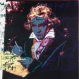 Warhol, Andy 1928 Pittsburgh - 1987 New York Beethoven. 1987. Farbserigrafie auf Lenox