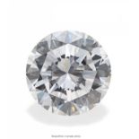 LOSER BRILLANT. Ca. 4,0ct J/ VVS2. HRD-Expertise von 02/1994 vorliegend.Erläuterungen zum