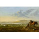 Strij, Abraham vanDordrecht 1753 - 1826 - zugeschriebenBlick von Kleve in die Rheinebene mit