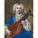 Platzer, Johann GeorgSt. Michael 1704 - 1761 - zugeschriebenPortrait eines Musikers mit Laute.