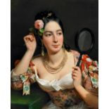 Chasseriau, Théodore1819 El Limón - 1856 ParisPorträt der Alice Ozy. Die französische Schauspielerin