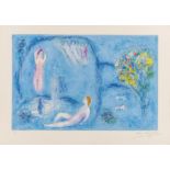 Chagall, Marc1887 Witebsk - 1985 St. Paul de VenceLa Caverne des Nymphes. Aus: Daphnis et Chloé.