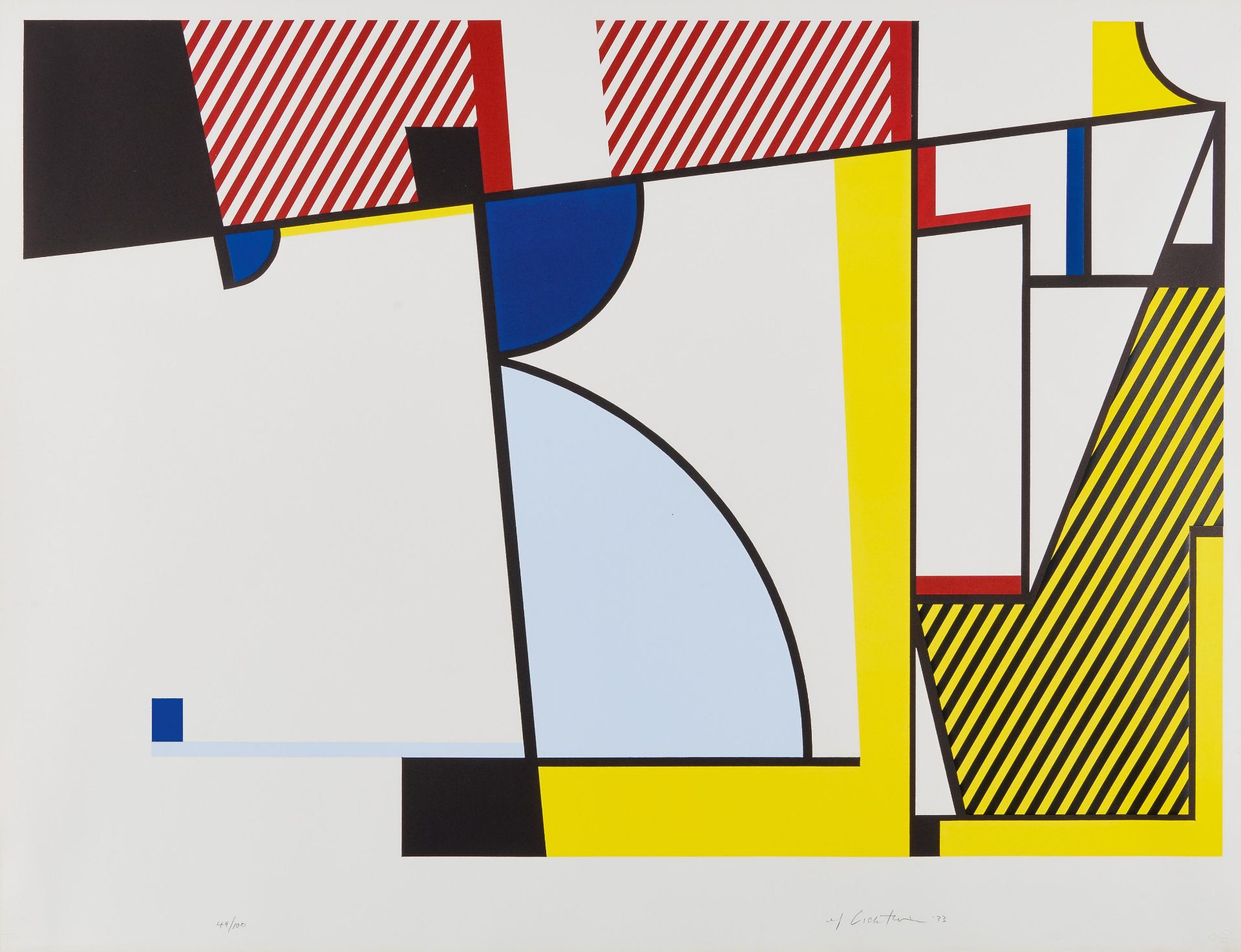 Lichtenstein, RoyNew York 1923 - 1997Bull Profile Series (Bull I - VI). Portfolio von sechs - Image 6 of 7